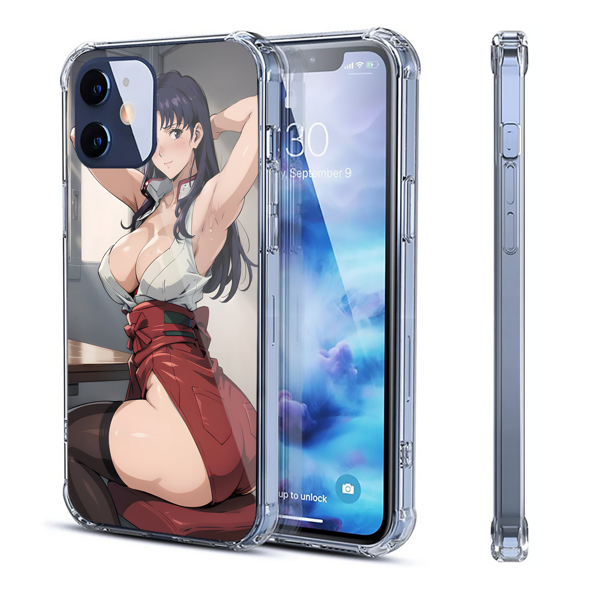 （画像用） EVA 新世紀エヴァンゲリオン 【iPhone 12シリーズ対応】透明スマホケース（クリアソフトケース）